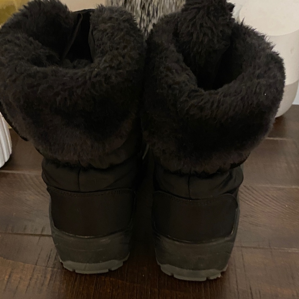 Pajar Canada Kimmi Nylon Insulated Winter Boots With Ice Grippers Size 5/5.5 - Picture 14 of 15